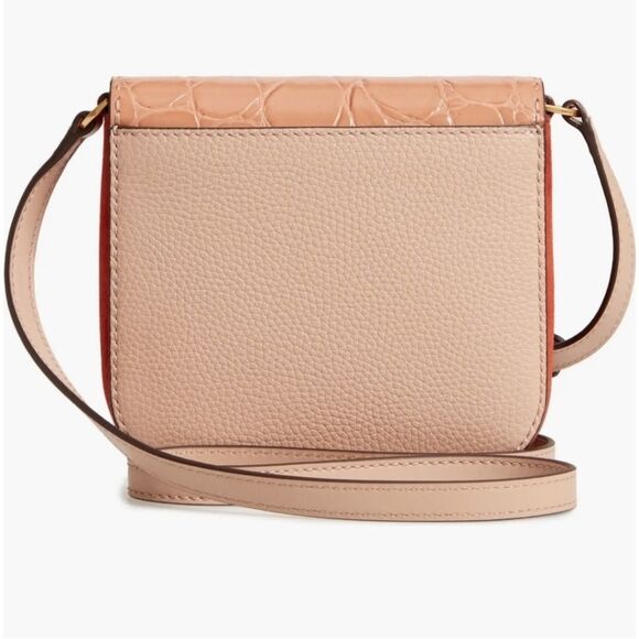 Tory Burch Mcgraw Croc Embossed Crossbody - Picture 6 of 12